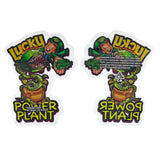 Smell Proof Die Cut Mylar Bag 3.5g Lucky Power Plant 100ct