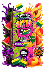 Trippy Double-Stacked BITEZ 2000mg Mushroom Gummies 40ct Display