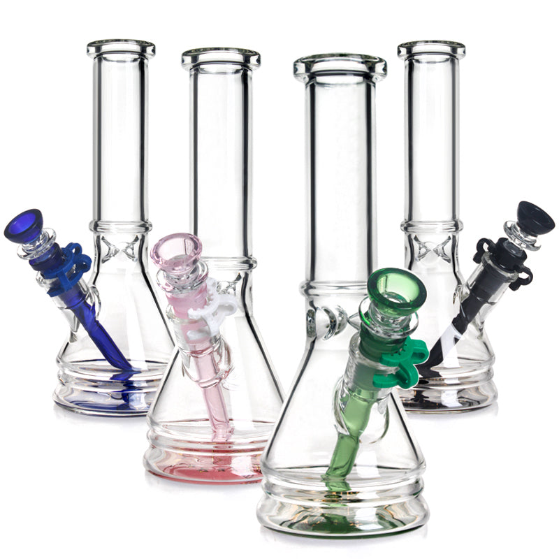 𝗣𝗛𝗫𝟳𝟮𝟮 Phoenix Star Glass Beaker Double-Lip 10in Water Pipe