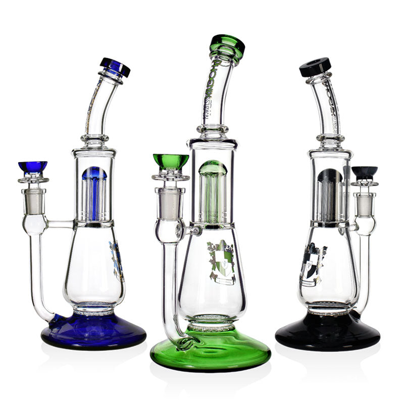 HF202 Phoenix Star Glass Bulb 10.5in Waterpipe