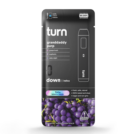 Turn THC-A Botanica Blend 2g Disposable 5ct Display