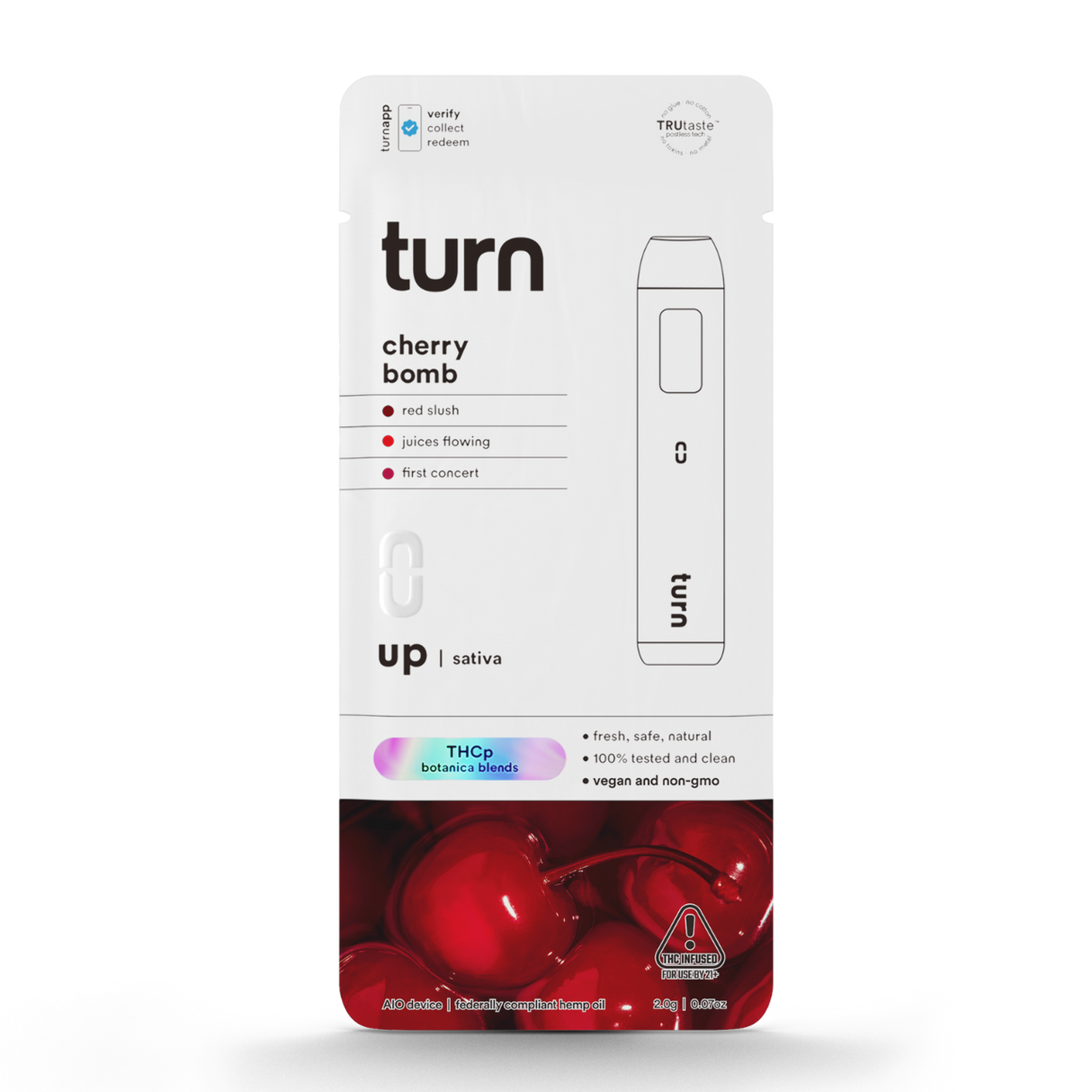Turn THC-P Botanica Blend 2g Disposable 5ct Display