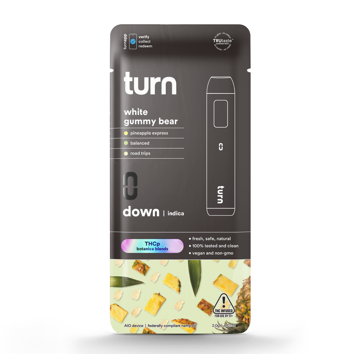 Turn THC-P Botanica Blend 2g Disposable 5ct Display