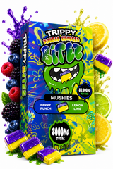 Trippy Double-Stacked BITEZ 2000mg Mushroom Gummies 40ct Display