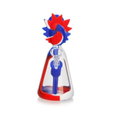 TX-166 Rick & Morty Silicone and Glass 7.5in Water Pipe