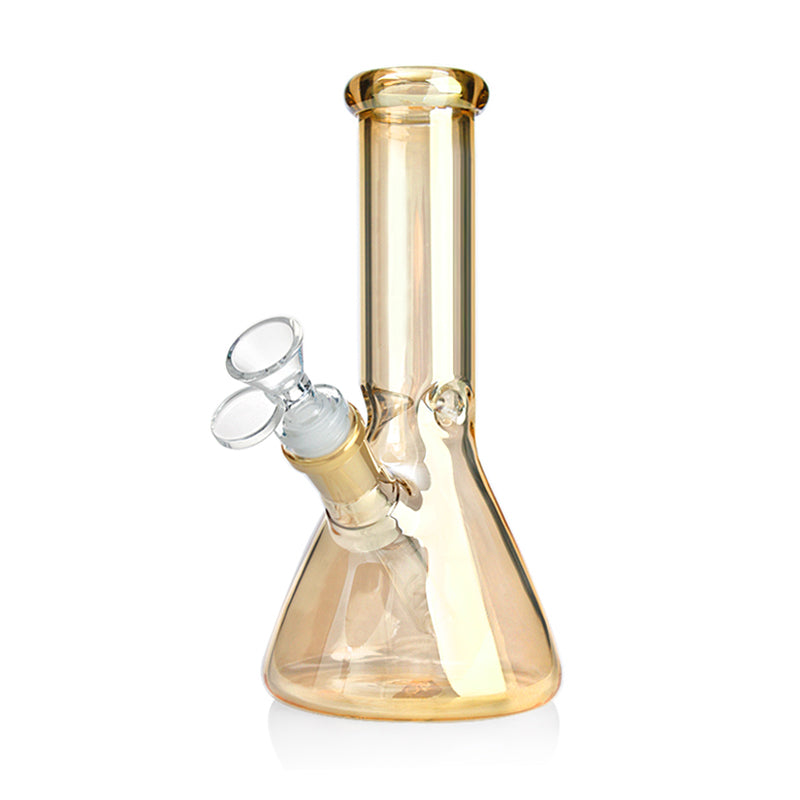 𝗦𝗣𝟮𝟱𝟮 Electroplated Colored Beaker 8in Water Pipe