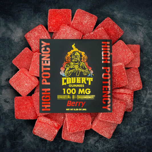 Covert 12000mg Delta-8 THC Gummies 120 Singles