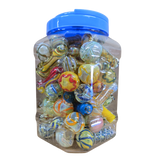 3" Handpipes Mixed Design 55ct Jar