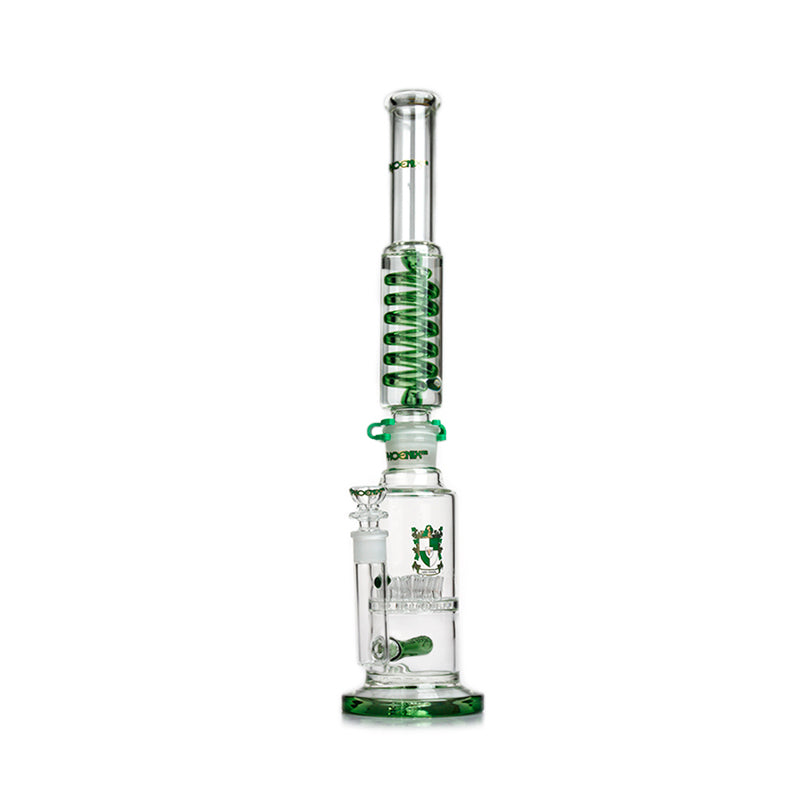 𝗣𝗛𝗫𝟲𝟰 Phoenix Star Glass Glycerin Coil 18.5in Water Pipe