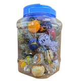 4" Handpipes Mixed Design 30ct Jar
