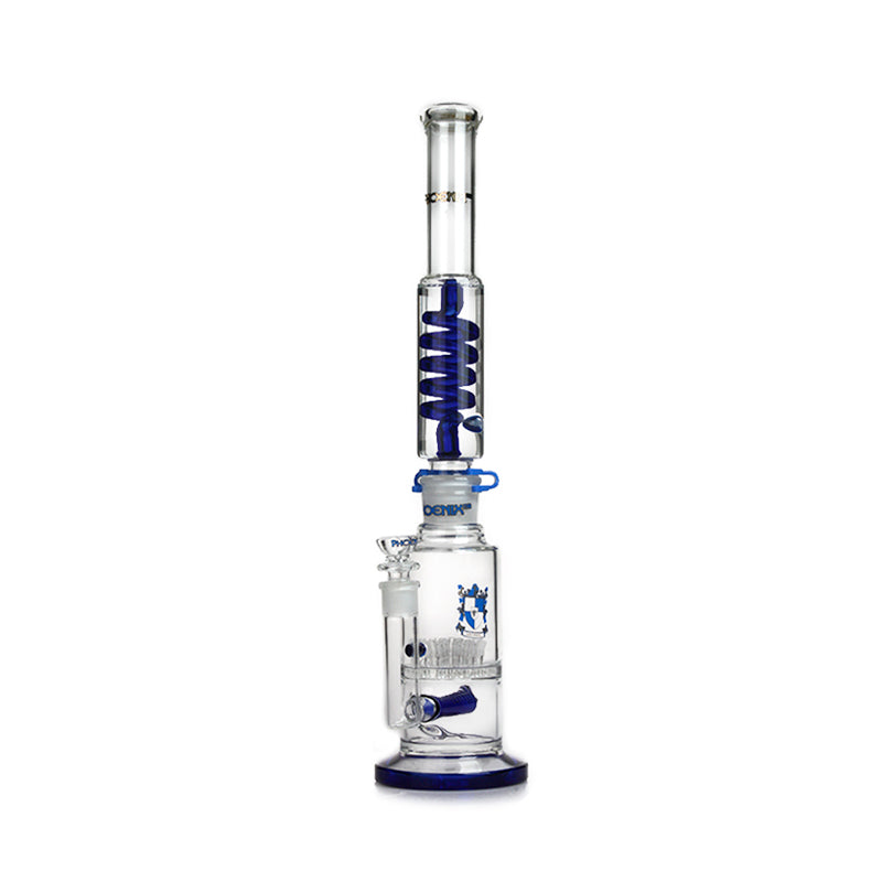 𝗣𝗛𝗫𝟲𝟰 Phoenix Star Glass Glycerin Coil 18.5in Water Pipe