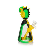 TX-166 Rick & Morty Silicone and Glass 7.5in Water Pipe