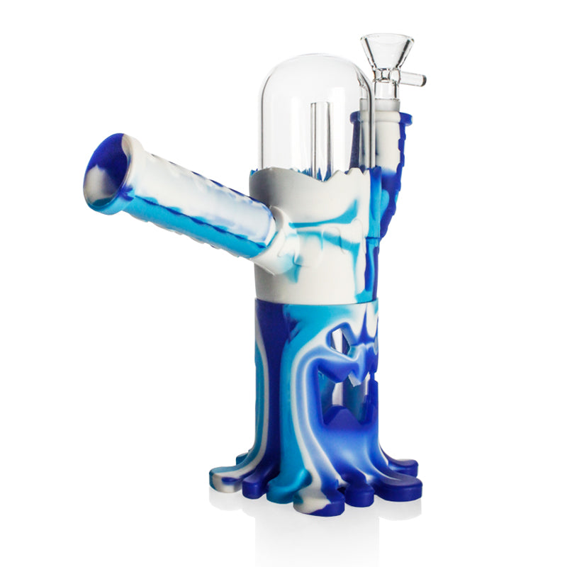 𝗧𝗫-𝟭𝟴𝟯 Silicone Evil Tree 7.5in Water Pipe