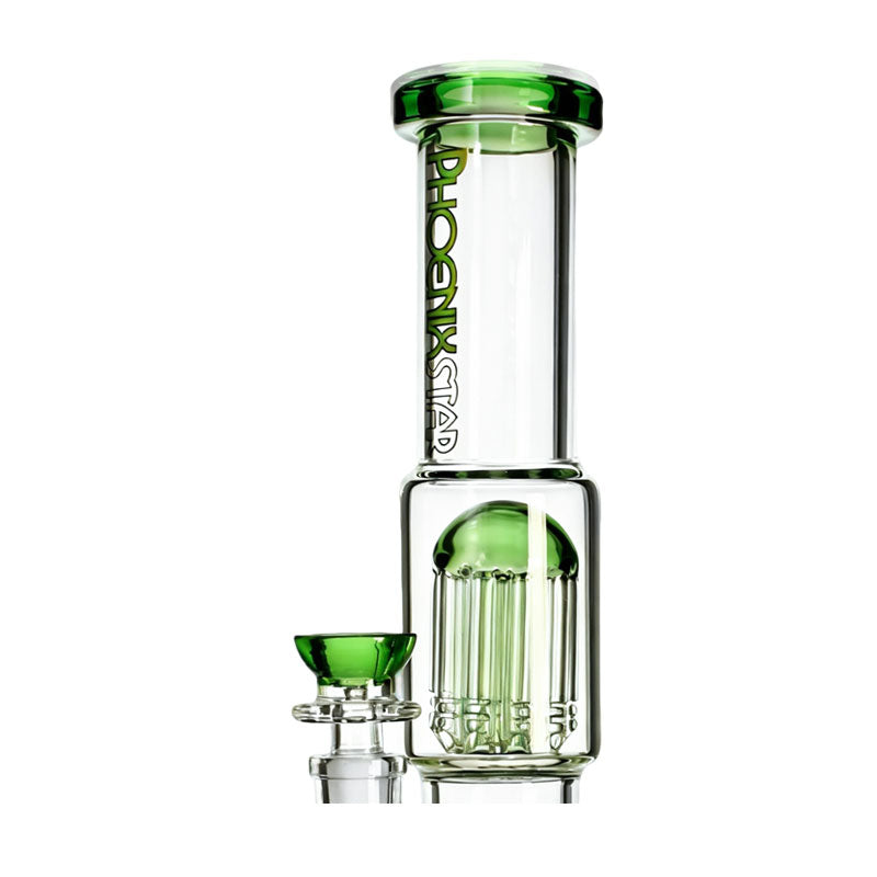 HF223 Phoenix Star Glass Tree Percolator 11.5in Water Pipe