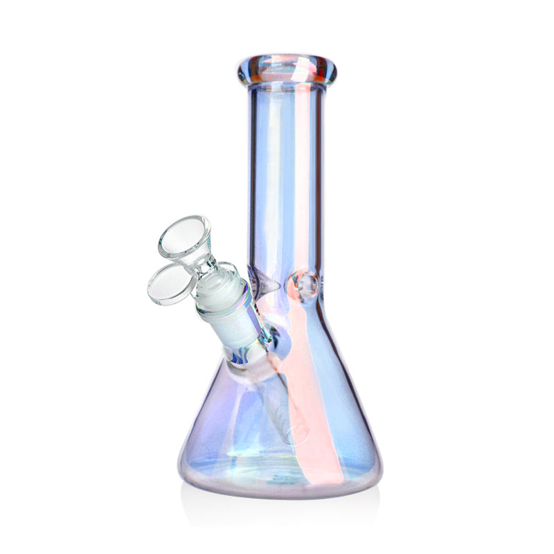 𝗦𝗣𝟮𝟱𝟮 Electroplated Colored Beaker 8in Water Pipe