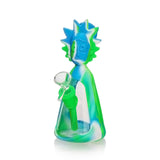 TX-166 Rick & Morty Silicone and Glass 7.5in Water Pipe