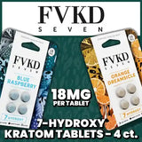 FVKD 4ct 7-Hydroxy Kratom Tablets 10ct Display