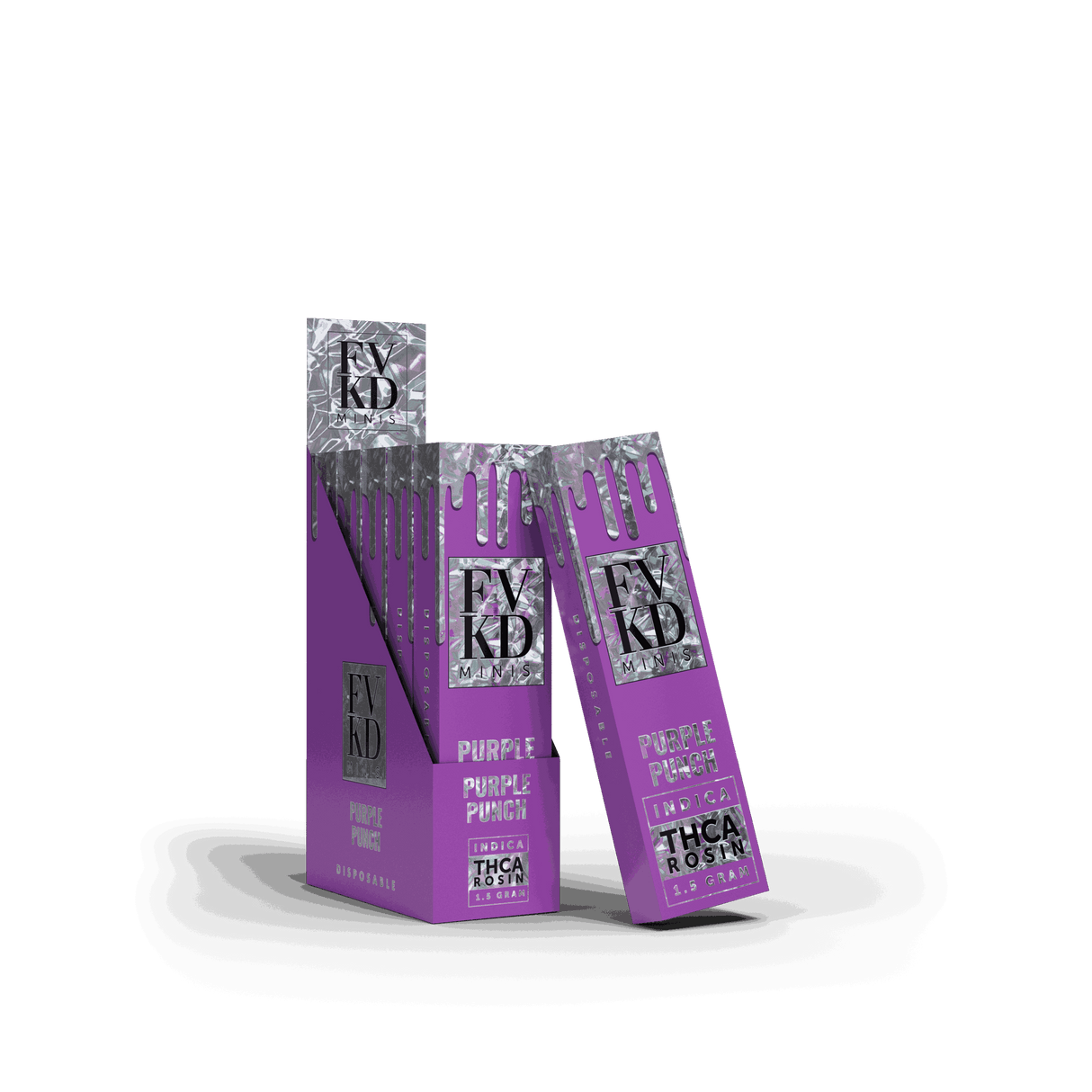 FVKD Minis 1.5G THC-A Rosin Disposable 5ct Display