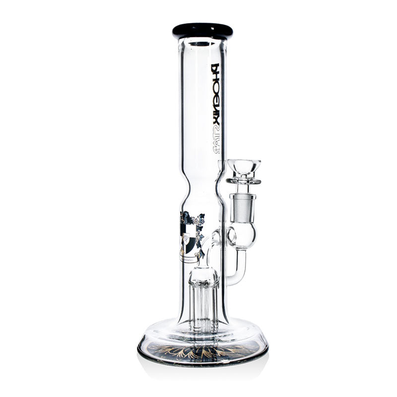 HF220 Phoenix Star Glass Straight Pipe 10in Waterpipe