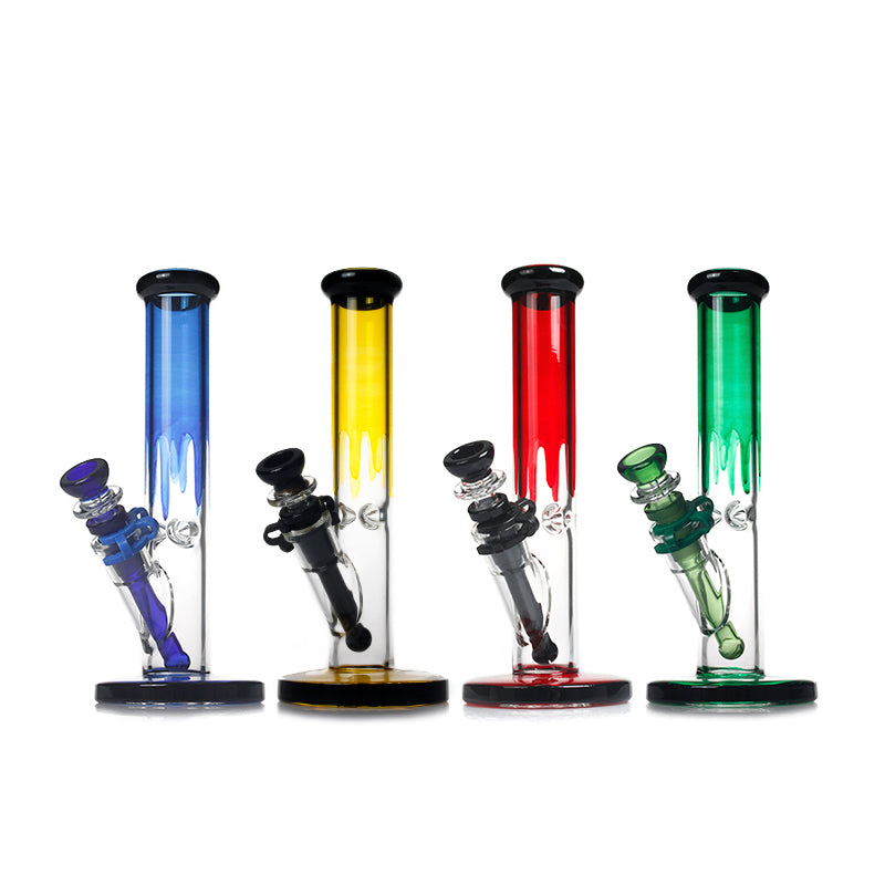 PHX116 Phoenix Star Glass Straight Tube 10in Waterpipe