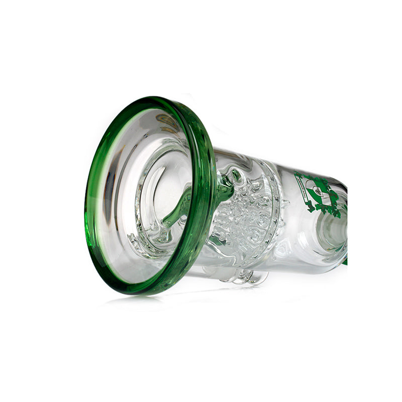 𝗣𝗛𝗫𝟲𝟰 Phoenix Star Glass Glycerin Coil 18.5in Water Pipe