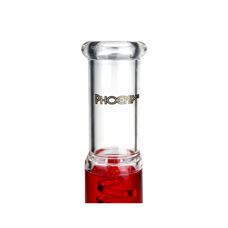 PHX454 Phoenix Star Glass Glycerin Straight Pipe 12in Waterpipe