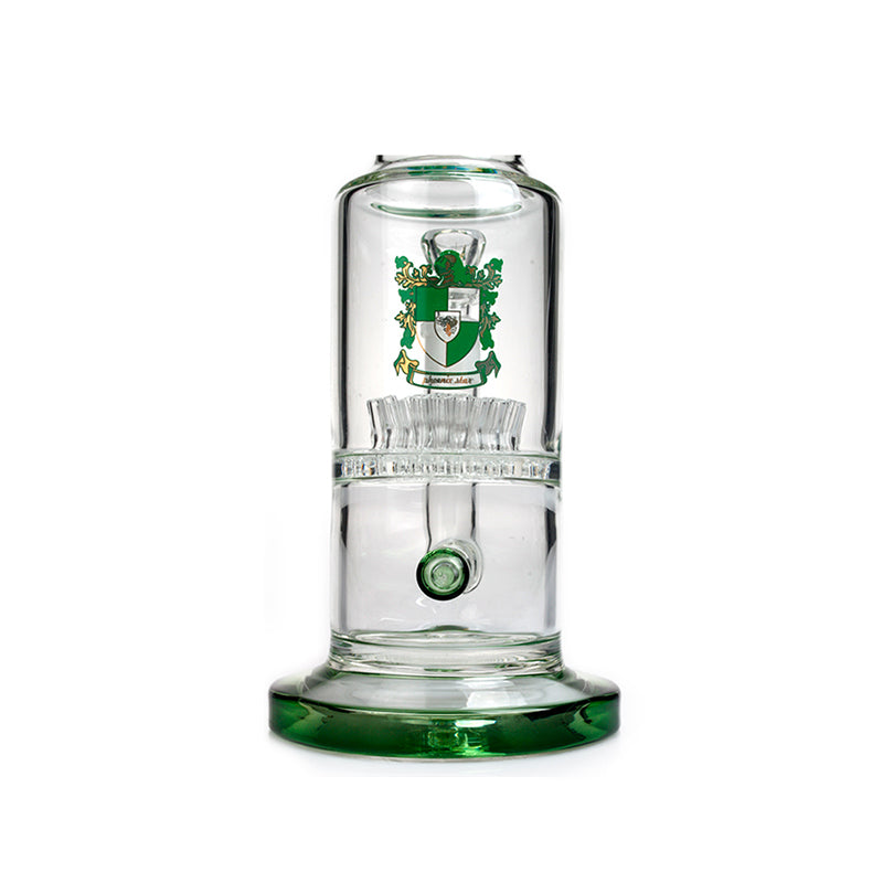 𝗣𝗛𝗫𝟲𝟰 Phoenix Star Glass Glycerin Coil 18.5in Water Pipe