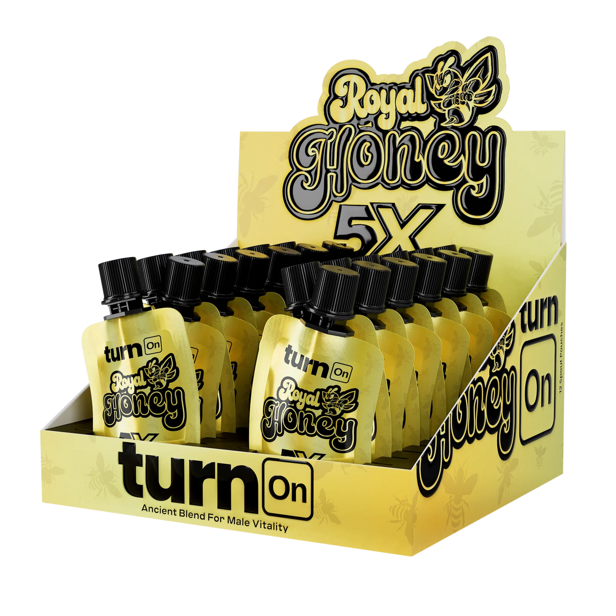 TurnOn Royal Honey Male Stimulant 24ct Display