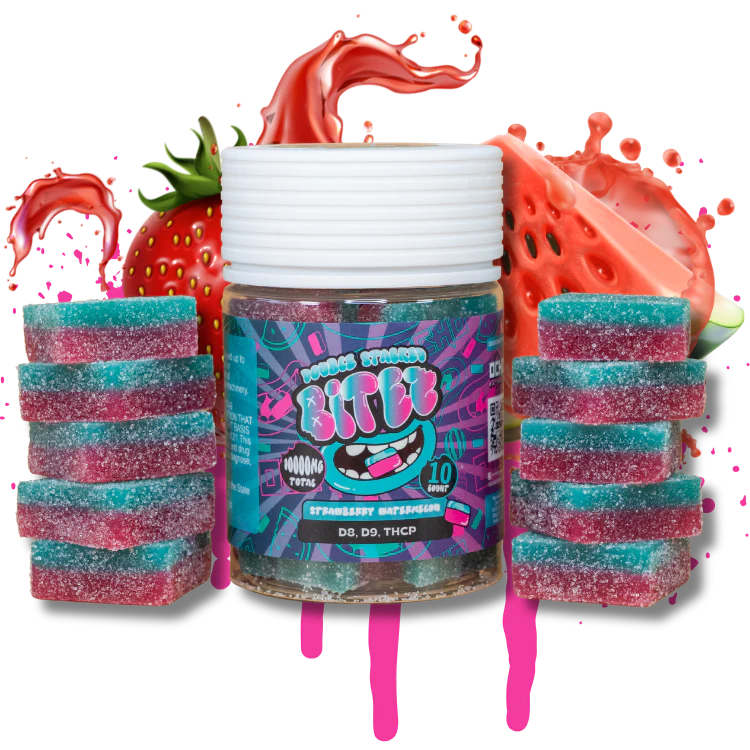 Ocho Extrax Double Stacked Bitez 10,000mg Gummies 6ct Display