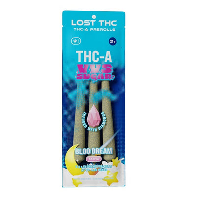 Lost THCA VVS Sugar Diamond Infused Pre-rolls | 3 Pack 10ct Display