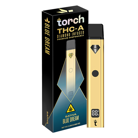Torch 2.5g Diamond Infused THC-A Disposable 5ct Display