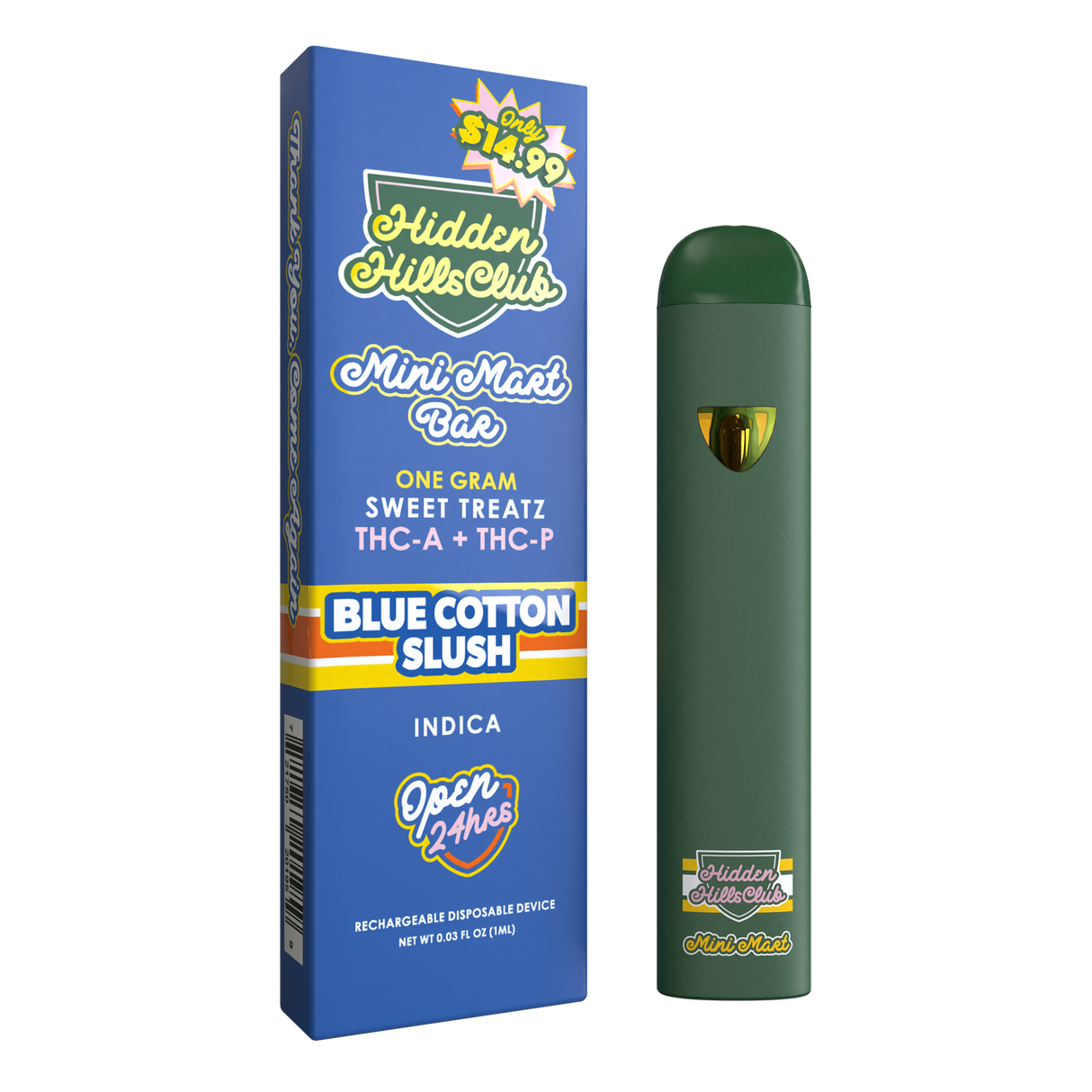 Hidden Hills Mini Mart Sweet Treatz 1g Disposable 5ct Display