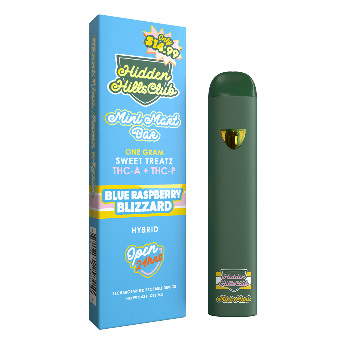 Hidden Hills Mini Mart Sweet Treatz 1g Disposable 5ct Display