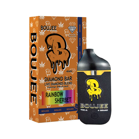 Boujee Diamond Bar 4g THC-A Disposable 5ct Display