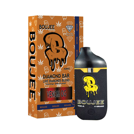 Boujee Diamond Bar 4g THC-A Disposable 5ct Display