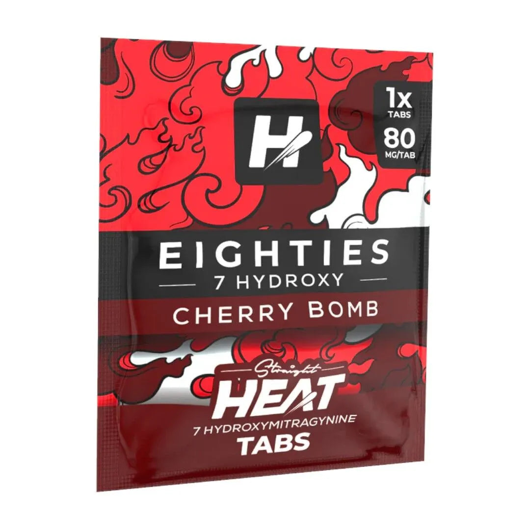 Heat Eighties 80 mg 7-Hydroxy Single Tablets 25ct Display