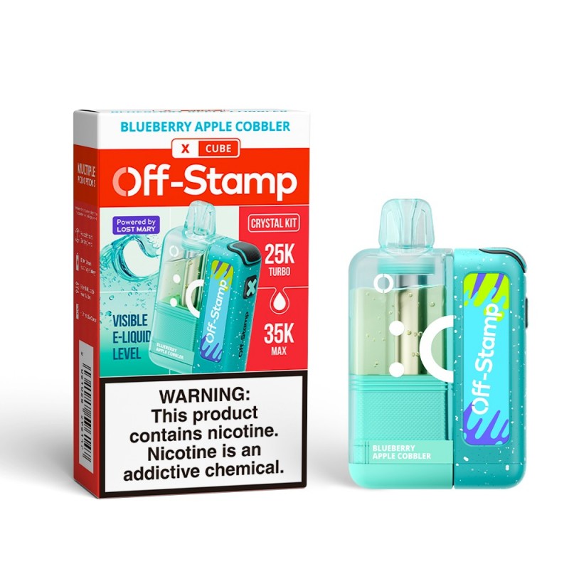 Off-Stamp X-Cube Crystal 35K Disposable KIT 5ct Display