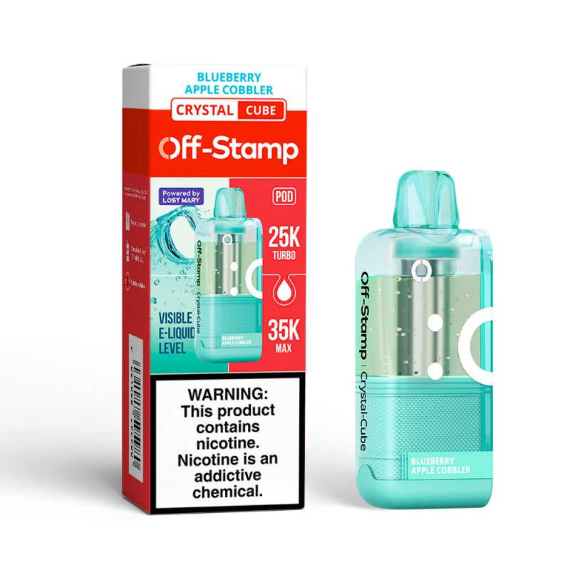 Off-Stamp X-Cube Crystal 35K Disposable POD 5ct Display