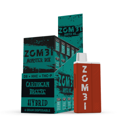 Zombi Monster Box Blends Delta-8 + HHC + THC-P Disposable 5ct Box