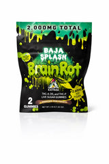 Delta Extra BrainRot 2000mg Live Sugar THCA, THCP Gummies 30ct Display