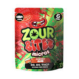 Zour Bites Micros 3000mg D9 + THCP Gummies 30ct Display