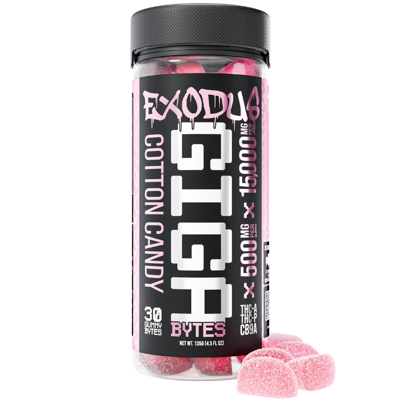 Exodus Gigabyte Gummies 30ct THC-A 15,000mg 6ct Display