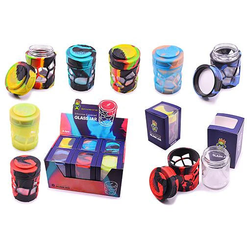 Space King Silicone and Glass Large Jar 6ct Display