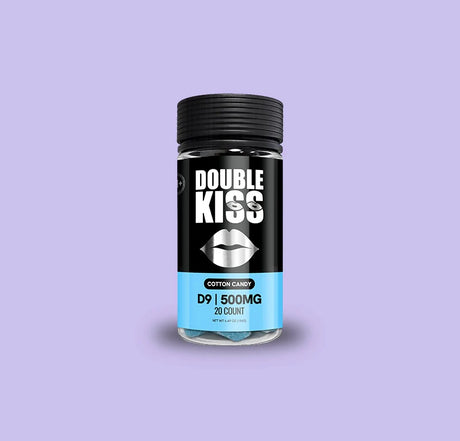 Double Kiss 25MG D9 20ct Gummies Jar