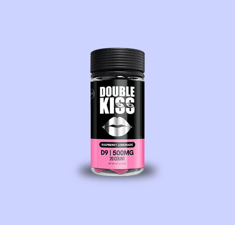 Double Kiss 25MG D9 20ct Gummies Jar