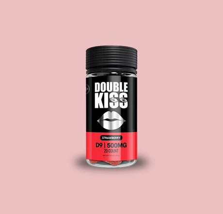 Double Kiss 25MG D9 20ct Gummies Jar