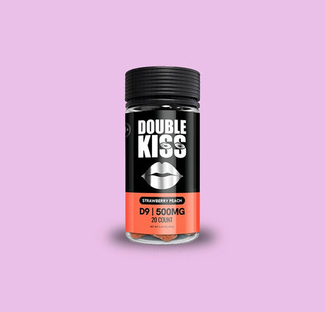 Double Kiss 25MG D9 20ct Gummies Jar