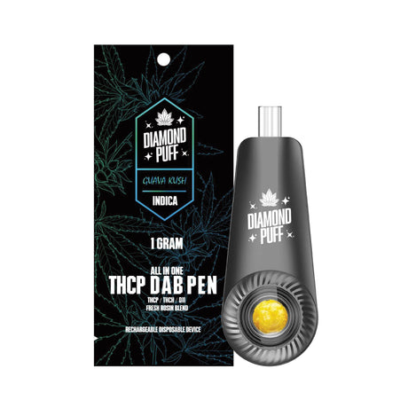 Diamond Puff 1g THCP Dab Pen Disposable 5ct Display