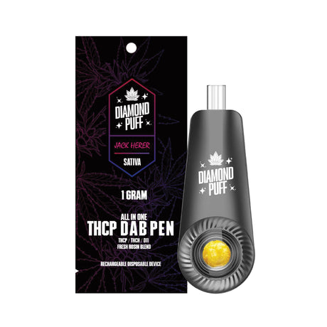 Diamond Puff 1g THCP Dab Pen Disposable 5ct Display