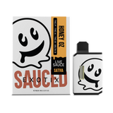 Half Bak'd Sauce'd Exotix Live Resin THC-A, THC-P, THC-B, Delta-9 Disposable 5ct Box